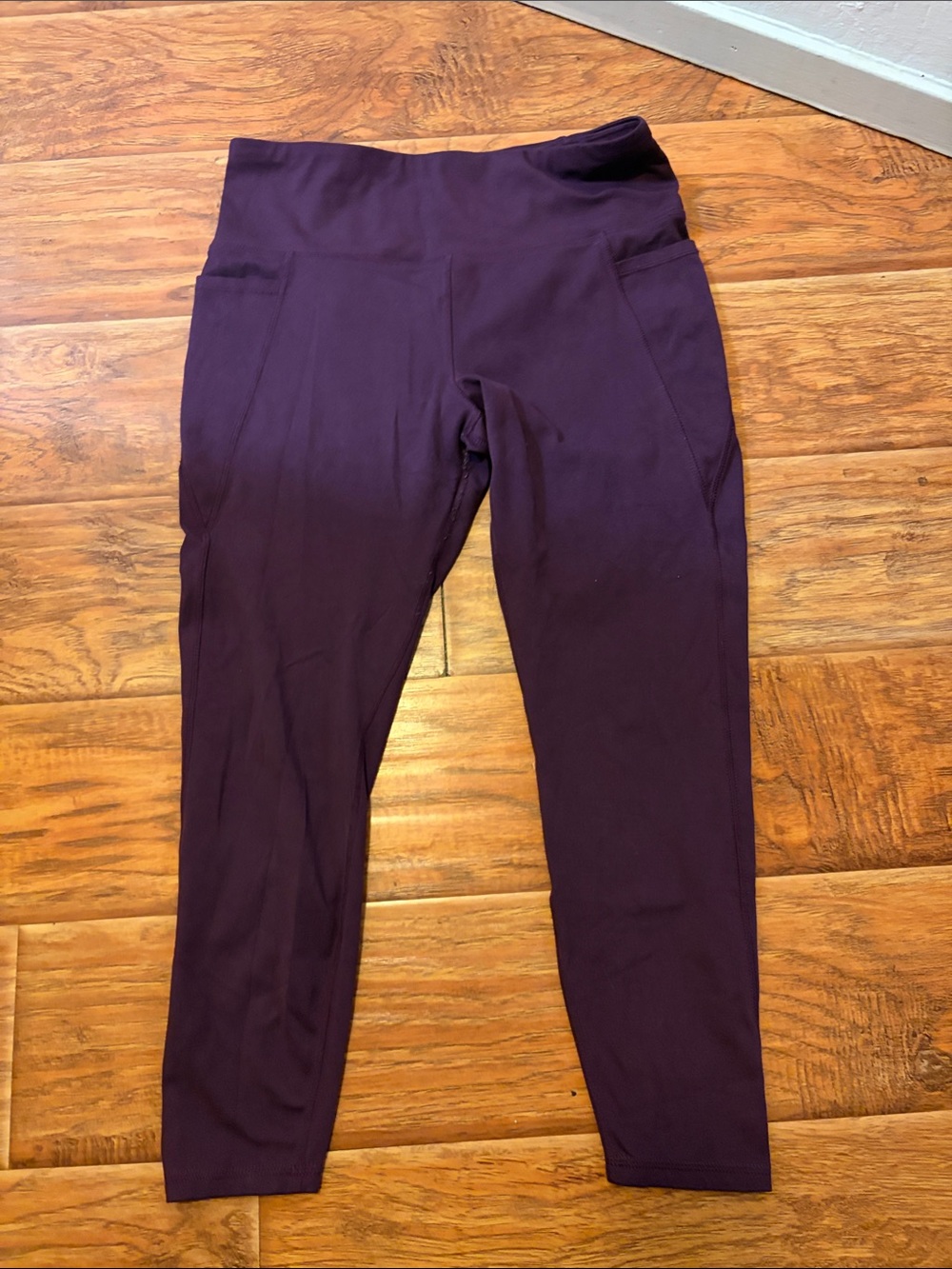 Jockey Women's Deep Plum High-Rise Leggings